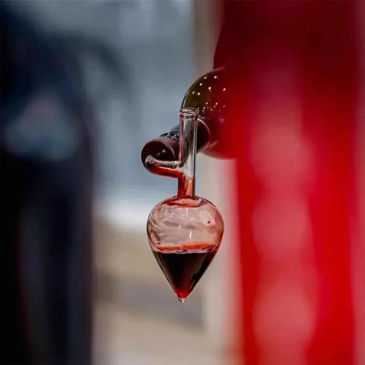 Aerador de Vinho em Vidro com Decantação Instantânea