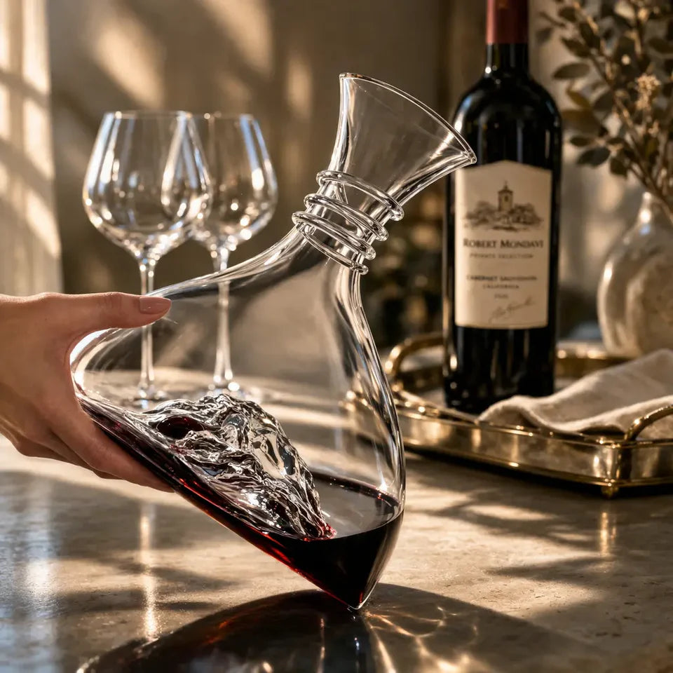 Decanter de Vinho Cristal com Tampa
