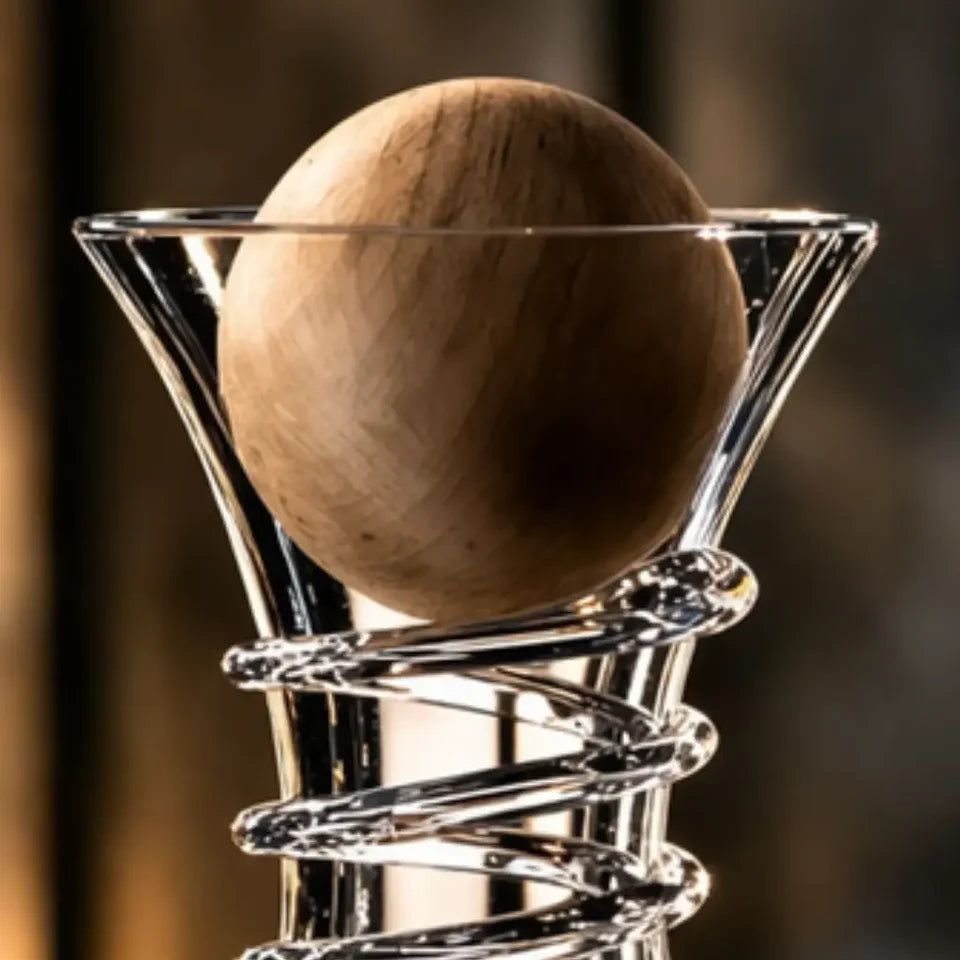 Decanter de Vinho Cristal com Tampa