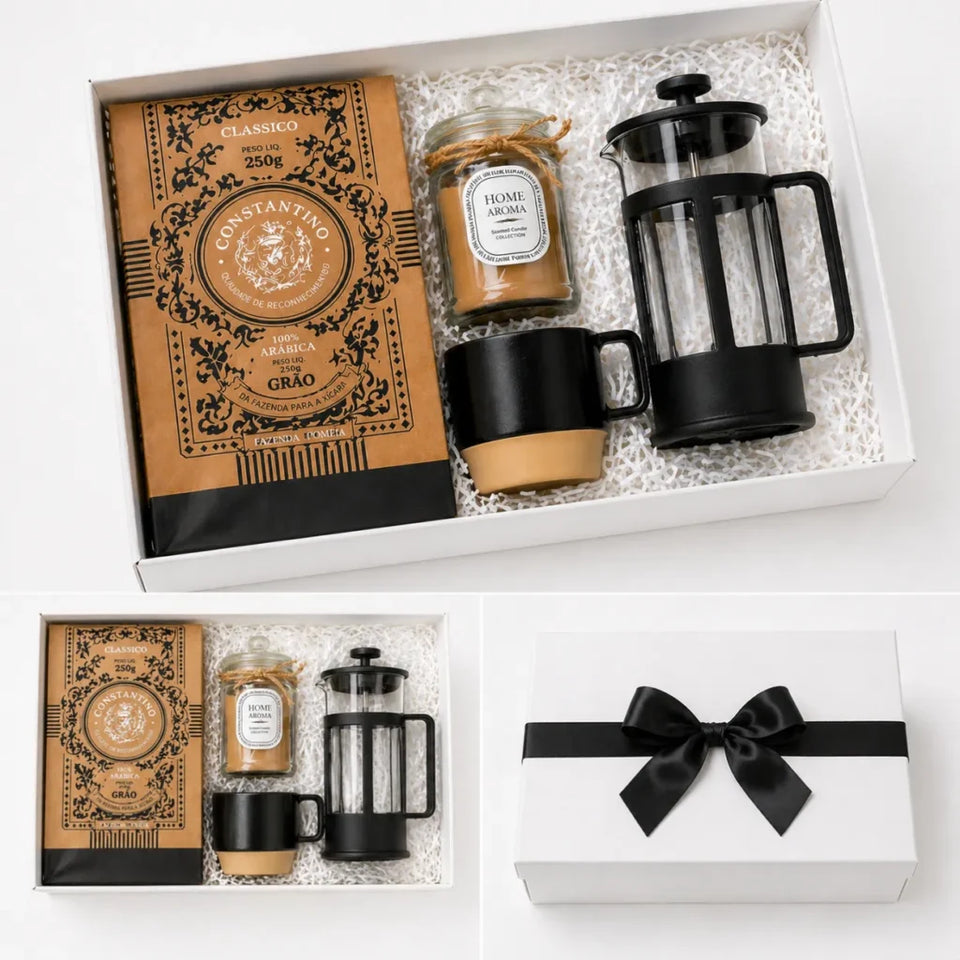 Kit Café com Prensa Francesa Premium